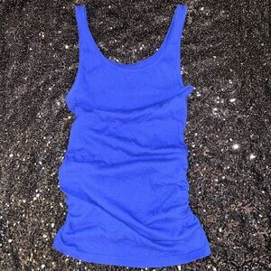 Old Navy maternity blue tank top size s